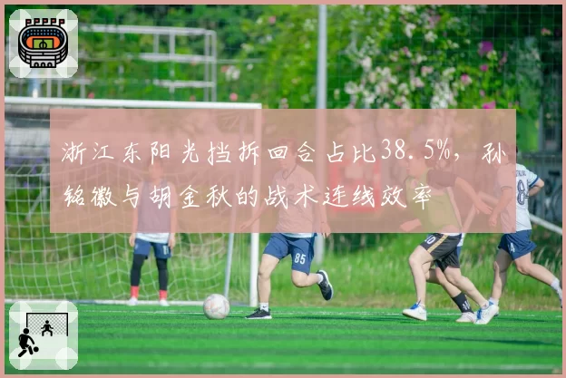 浙江东阳光挡拆回合占比38.5%，孙铭徽与胡金秋的战术连线效率
